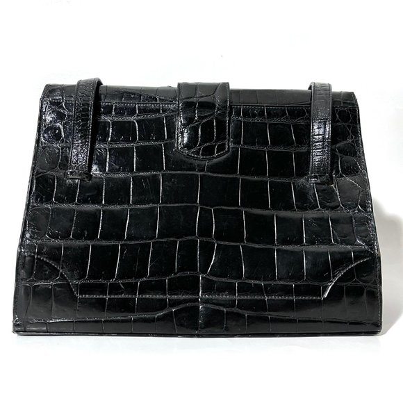 Saks Fifth Avenue Vintage 1960s Alligator Purse - Made in France - Picture 4 of 17